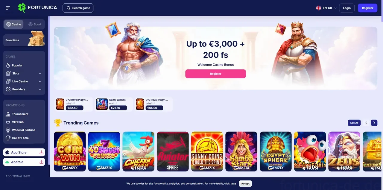 Fortunica Casino Casino